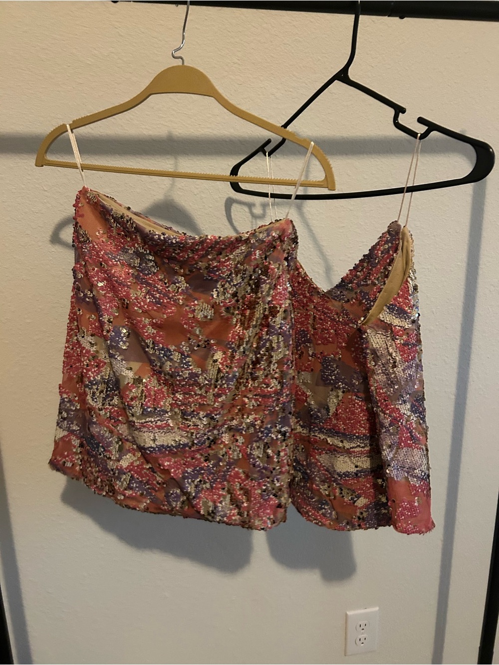 Designer sequin cocktail set